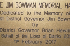 Memorial Hall plaque