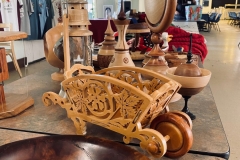 Woodturning display